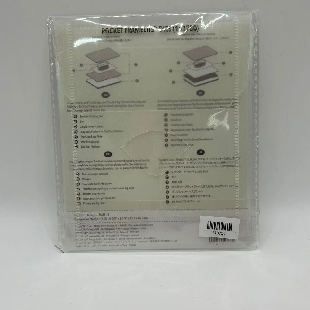 Stampin Up Pocketful of Sunshine Stamp Set 143719 & Pocket Framelits Dies 143750